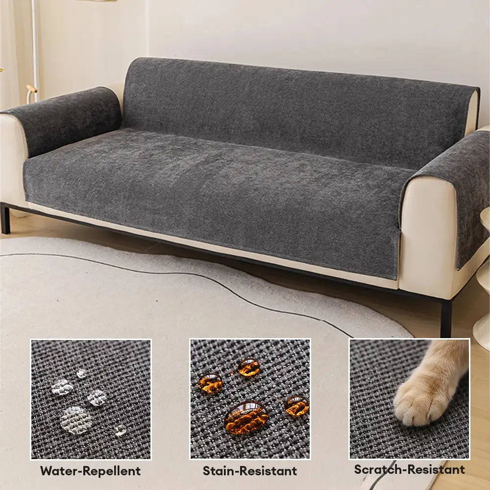 One-Piece Chenille Scratch-Resistant Durable Water-Repellent Non-Slip... detail view 6 | Petix pet supplies for dogs and cats