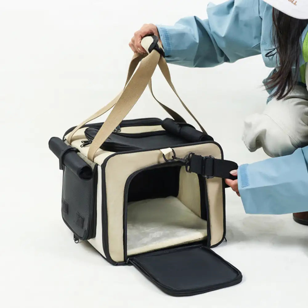 Airline Approved Outdoor Portable Breathable Large-Capacity Expandabl... detail view 7 | Petix pet supplies for dogs and cats
