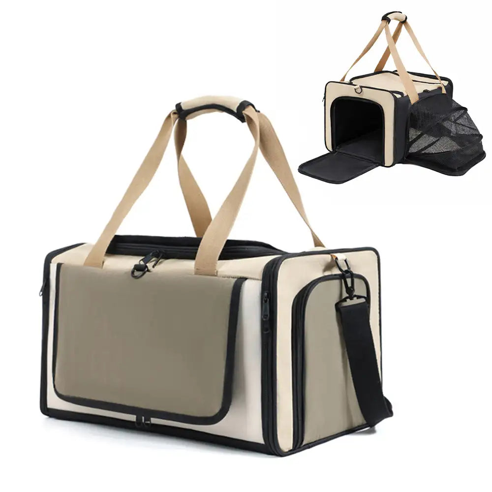 Airline Approved Outdoor Portable Breathable Large-Capacity Expandabl... detail view 8 | Petix pet supplies for dogs and cats