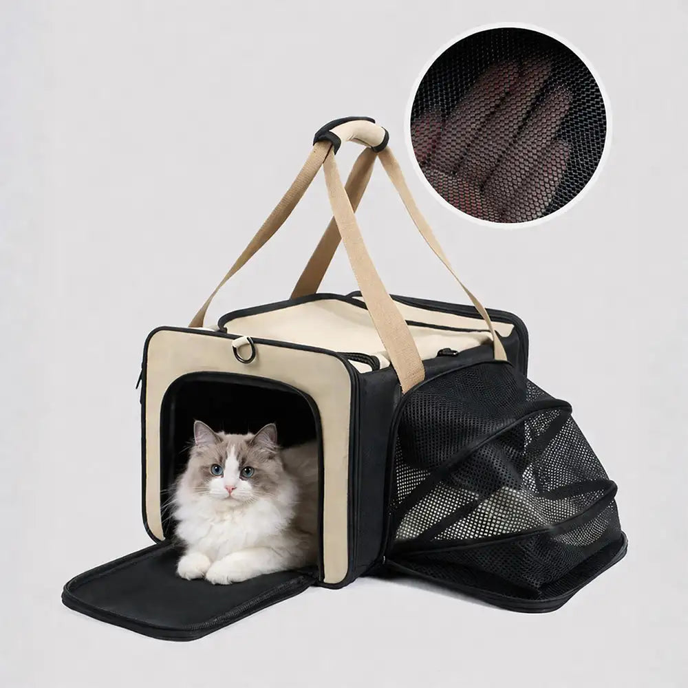Airline Approved Outdoor Portable Breathable Large-Capacity Expandabl... detail view 4 | Petix pet supplies for dogs and cats