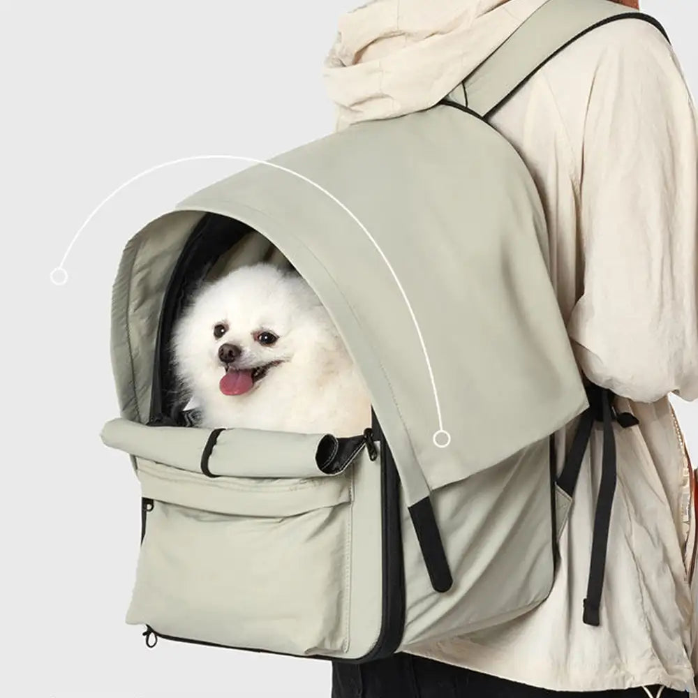 Outdoor Travel Expandable Breathable Cat Carrier Backpack with Sunsha... detail view 7 | Petix pet supplies for dogs and cats