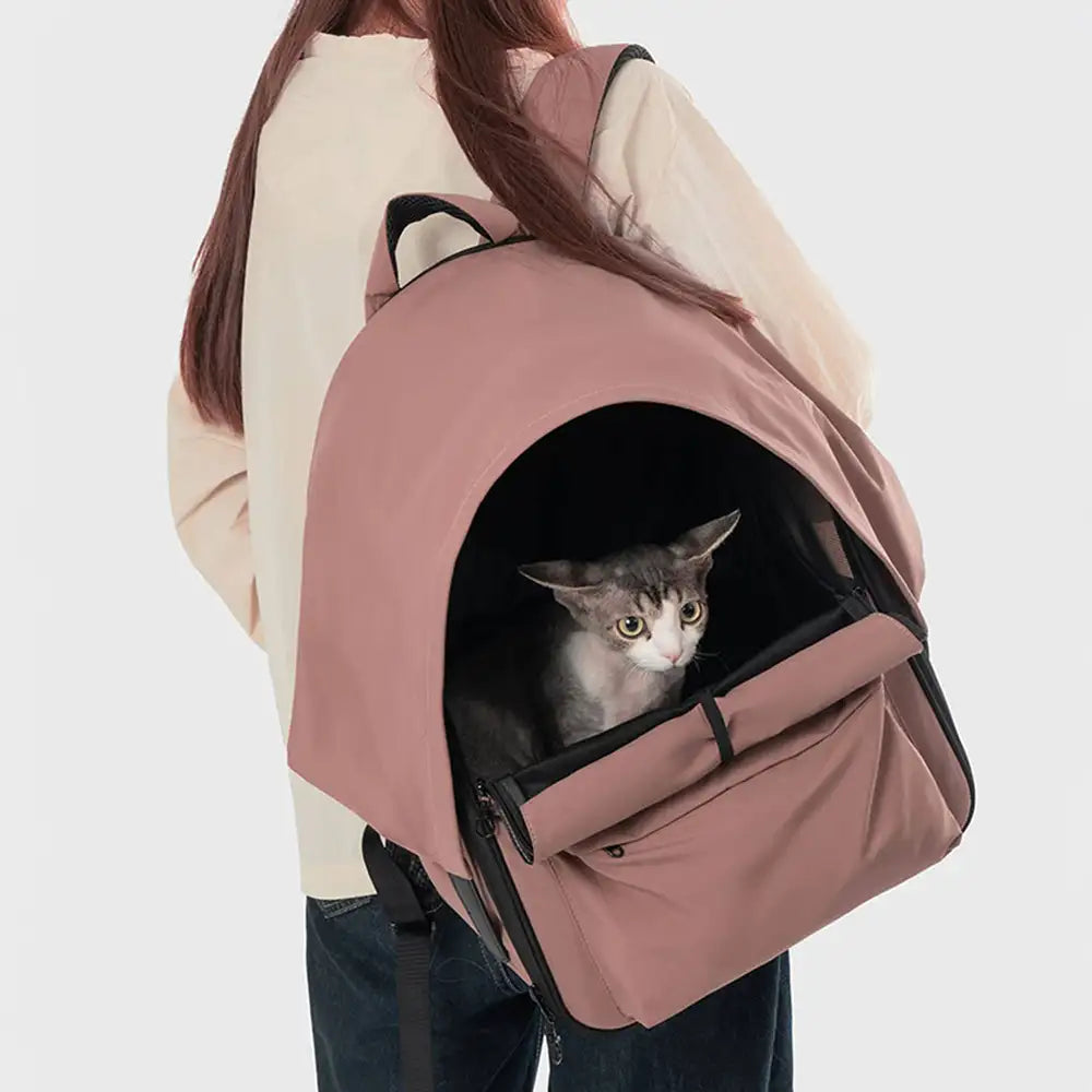 Outdoor Travel Expandable Breathable Cat Carrier Backpack with Sunsh... detail view 16 | Petix pet supplies for dogs and cats