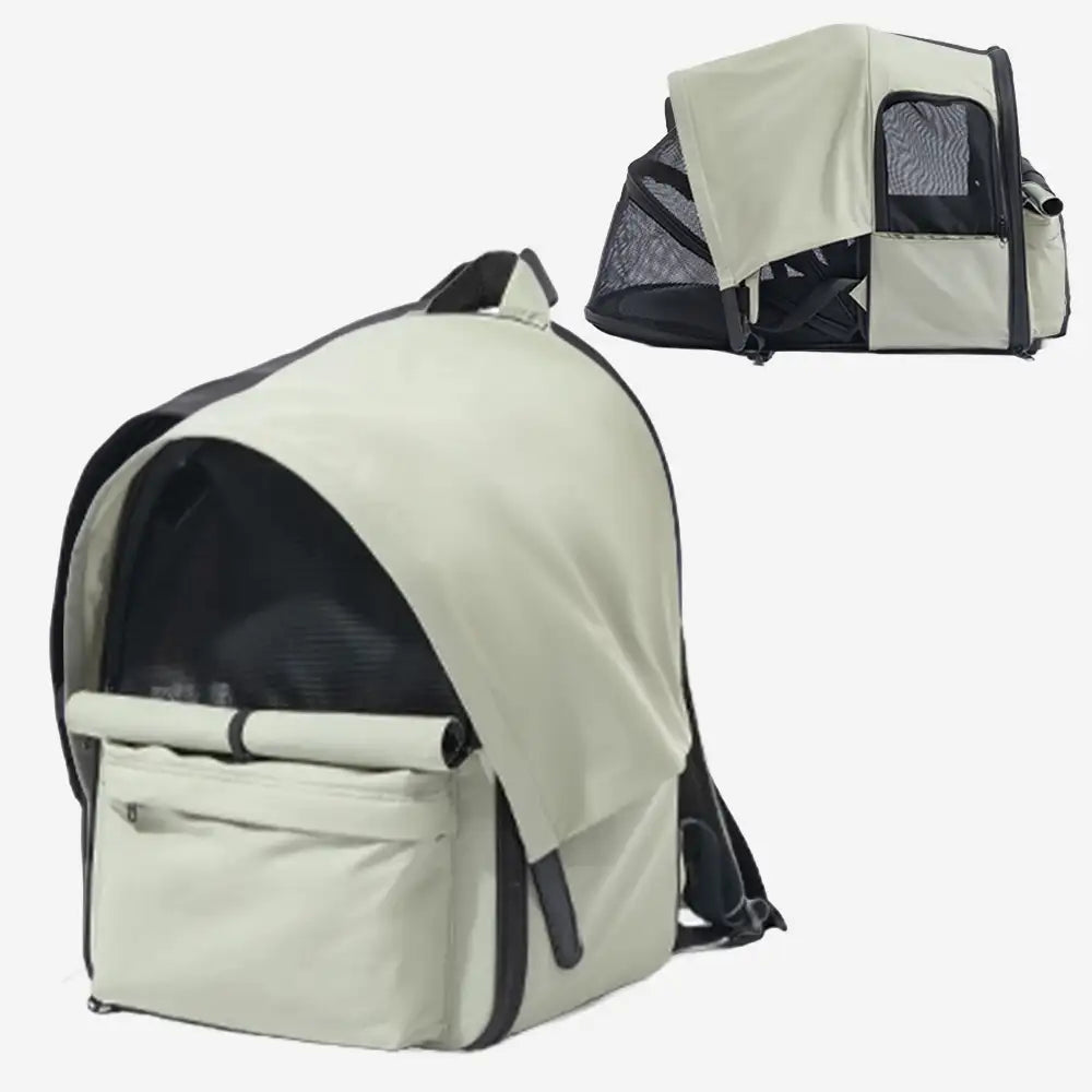Outdoor Travel Expandable Breathable Cat Carrier Backpack with Sunsha... detail view 2 | Petix pet supplies for dogs and cats
