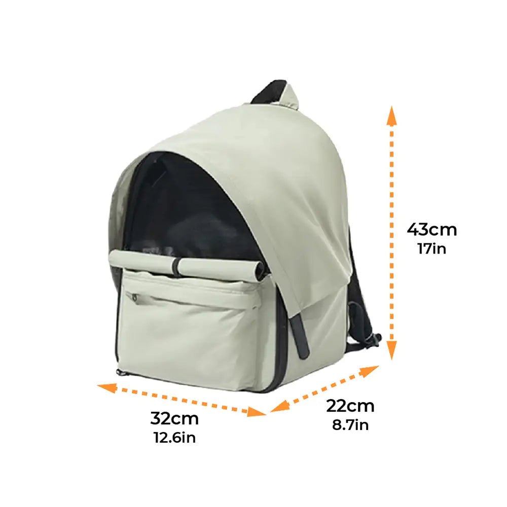 Outdoor Travel Expandable Breathable Cat Carrier Backpack with Sunsha... detail view 9 | Petix pet supplies for dogs and cats