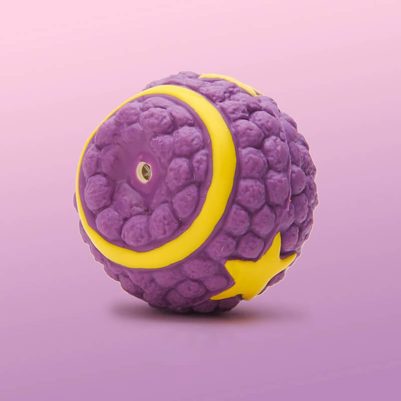 Pet Latex Squeaky Ball Toy Durable Interactive Dog Chew T... lifestyle and size view 9 | Petix pet supplies for dogs and cats