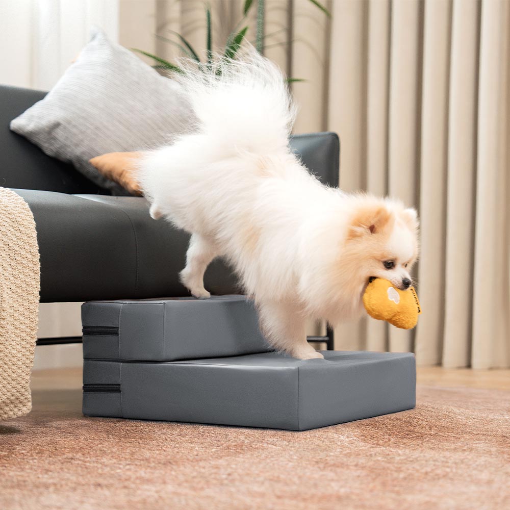 Waterproof Washable PU Leather Modular Multi-Level Pet Stairs - Dog... detail view 15 | Petix pet supplies for dogs and cats
