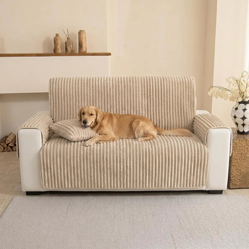 Plush Pet-Friendly Non-Slip One-Piece Couch Cover Recliner Couch Cove... detail view 2 | Petix pet supplies for dogs and cats