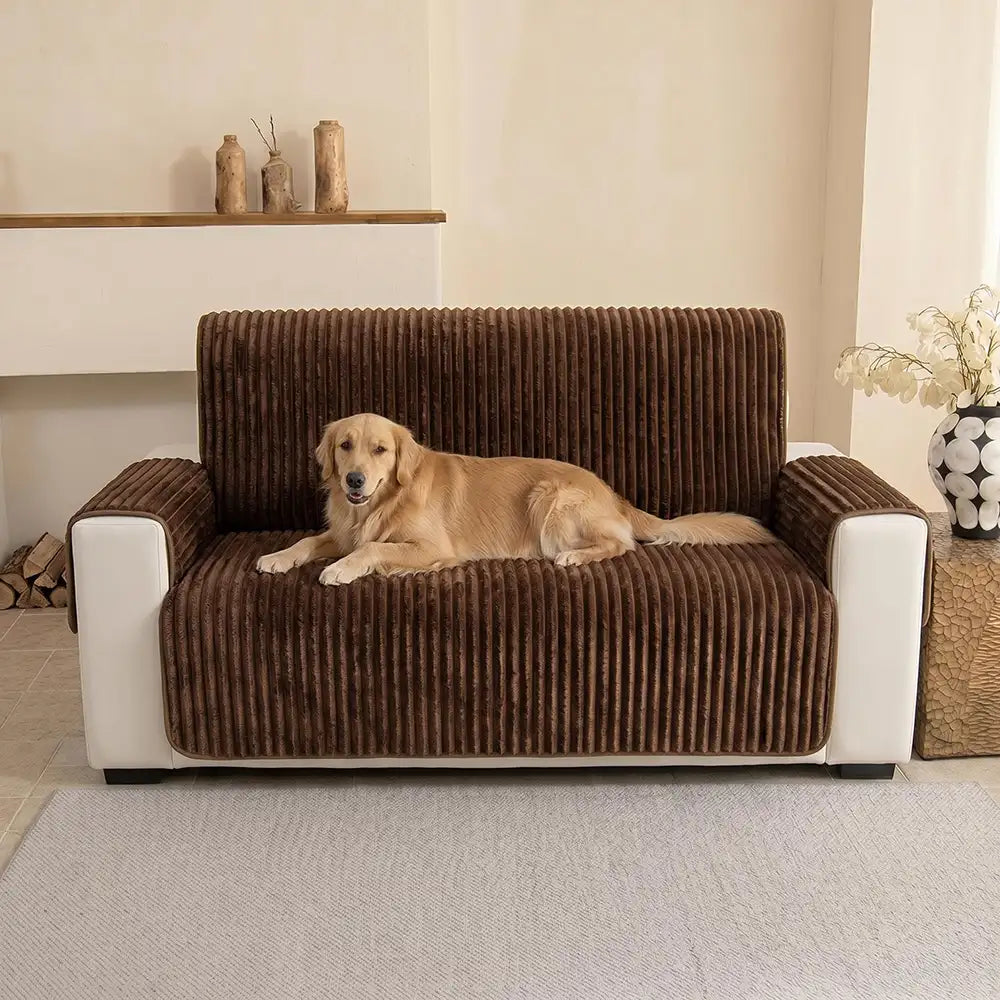 Plush Pet-Friendly Non-Slip One-Piece Couch Cover Recliner Couch Cov... detail view 11 | Petix pet supplies for dogs and cats