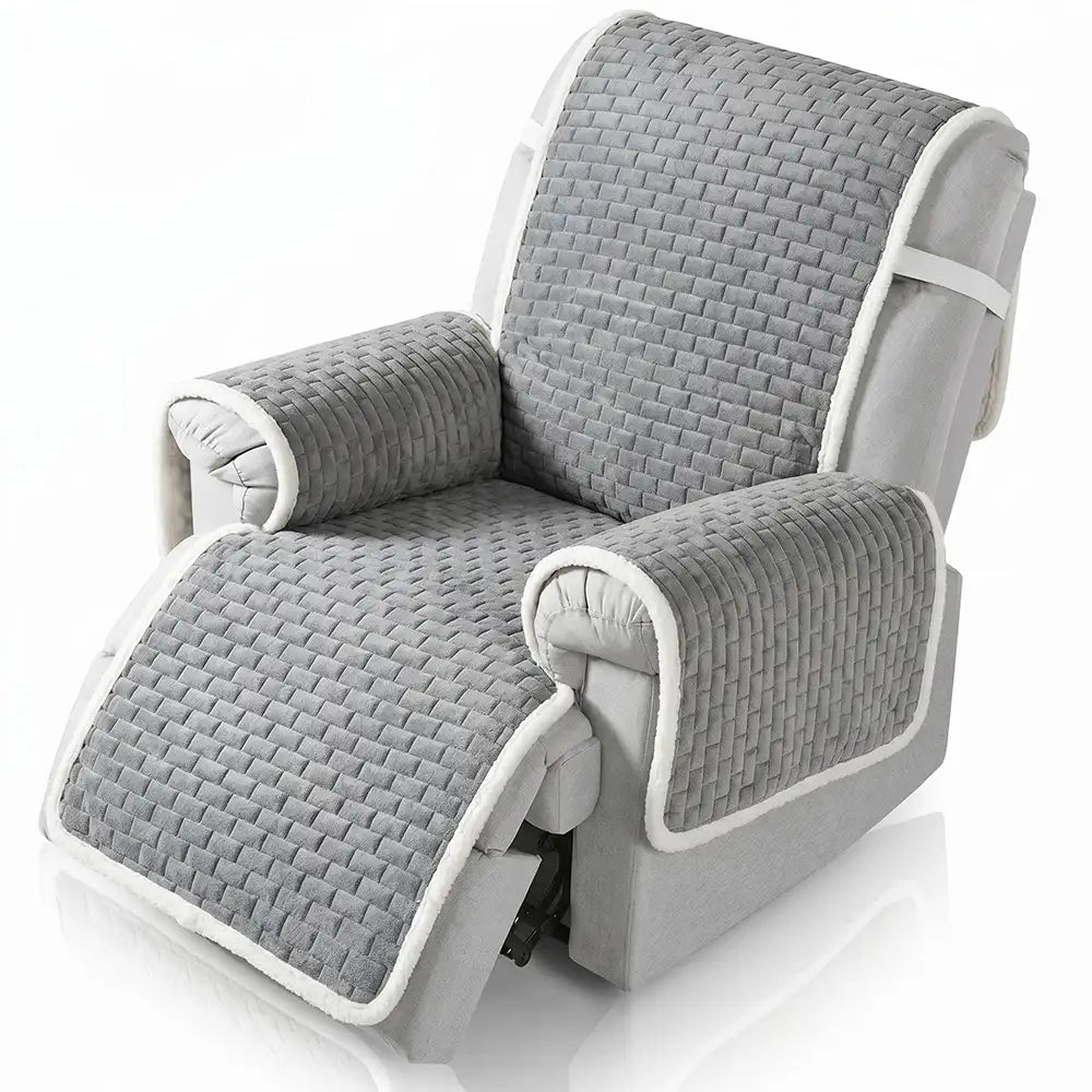 One-Piece Plush Scratch-Resistant Couch Covers with Elastic Straps... detail view 16 | Petix pet supplies for dogs and cats