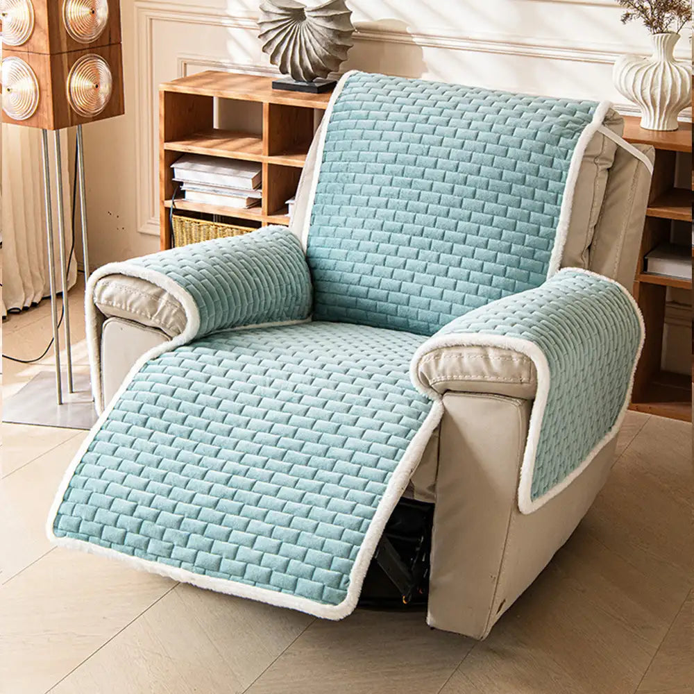 Plush Scratch-Resistant Recliner Couch Covers Slipcovers with Elasti... detail view 11 | Petix pet supplies for dogs and cats