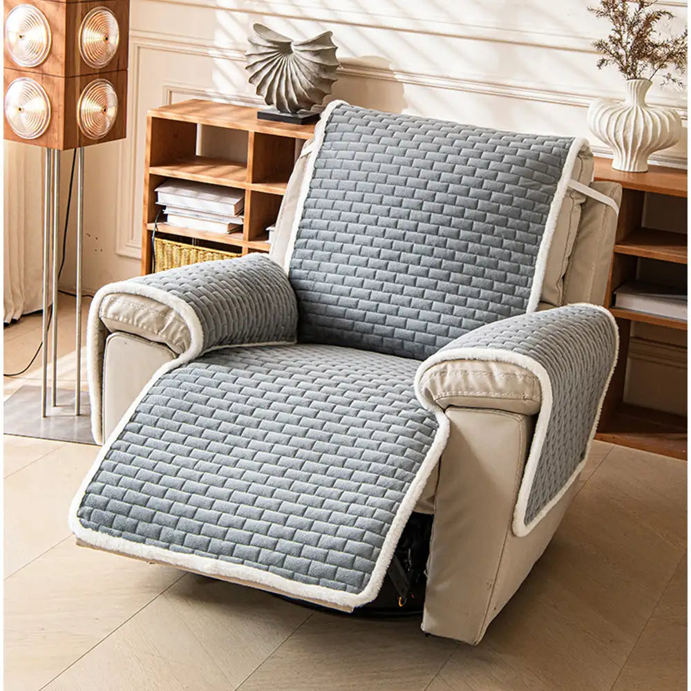 Plush Scratch-Resistant Recliner Couch Covers Slipcovers with El... main product image | Petix pet supplies for dogs and cats