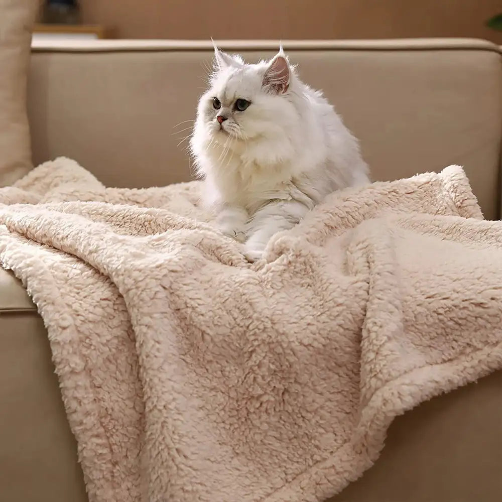 Polar Fleece Comfortable Warm Multifunctional Pet Blanket - Blankets detail view 15 | Petix pet supplies for dogs and cats