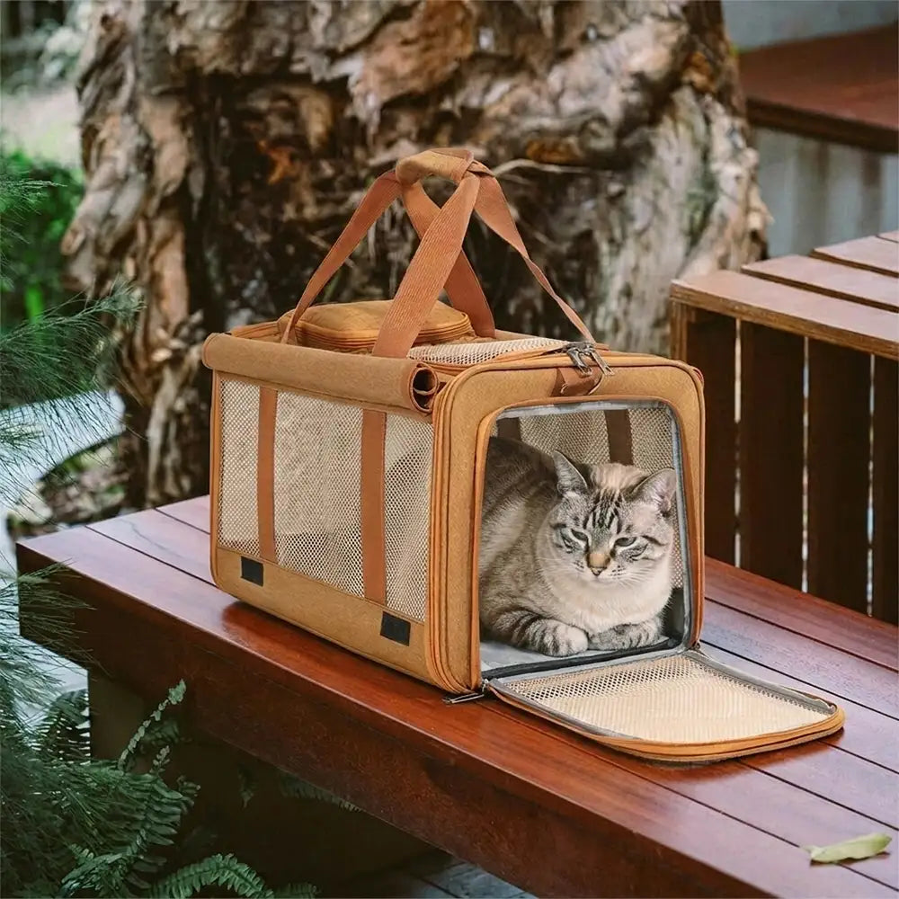 Airline Approved Portable Breathable Expandable Large-Capacity Cat Ca... detail view 3 | Petix pet supplies for dogs and cats