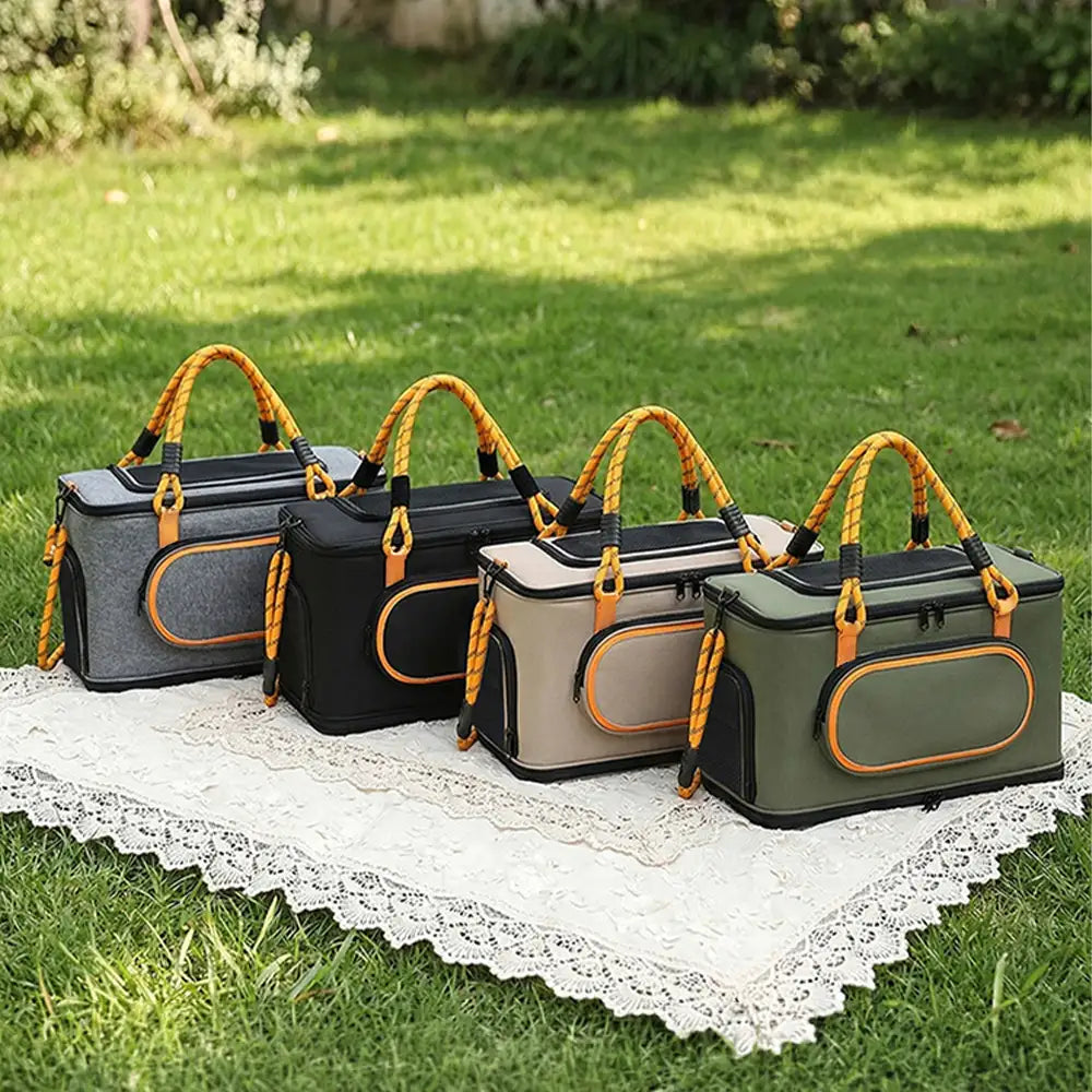 Portable Airline Approved Breathable Cat Carrier Bag for Travel - Pet... detail view 9 | Petix pet supplies for dogs and cats