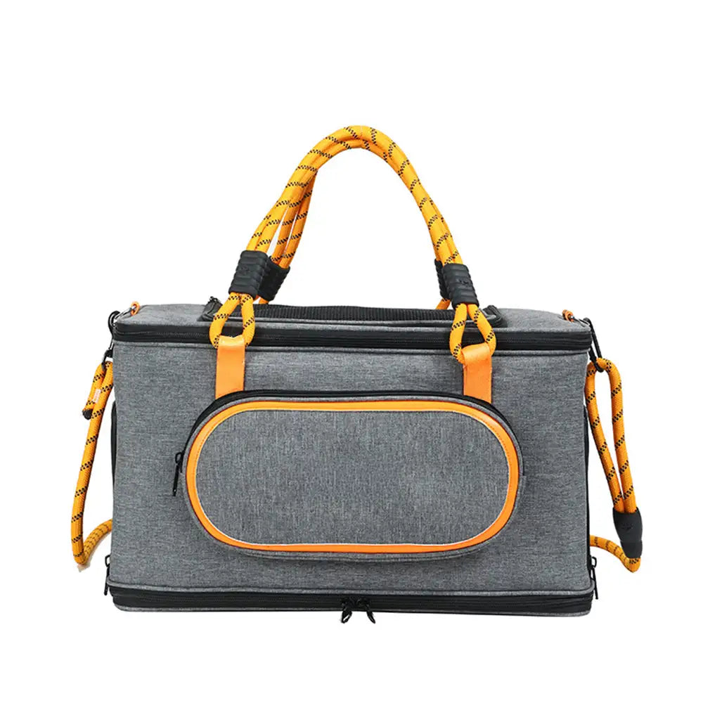 Portable Airline Approved Breathable Cat Carrier Bag for Travel - Pe... detail view 14 | Petix pet supplies for dogs and cats