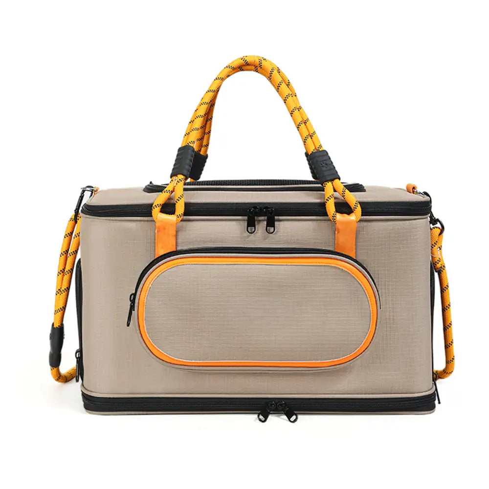 Portable Airline Approved Breathable Cat Carrier Bag for Travel - Pe... detail view 12 | Petix pet supplies for dogs and cats