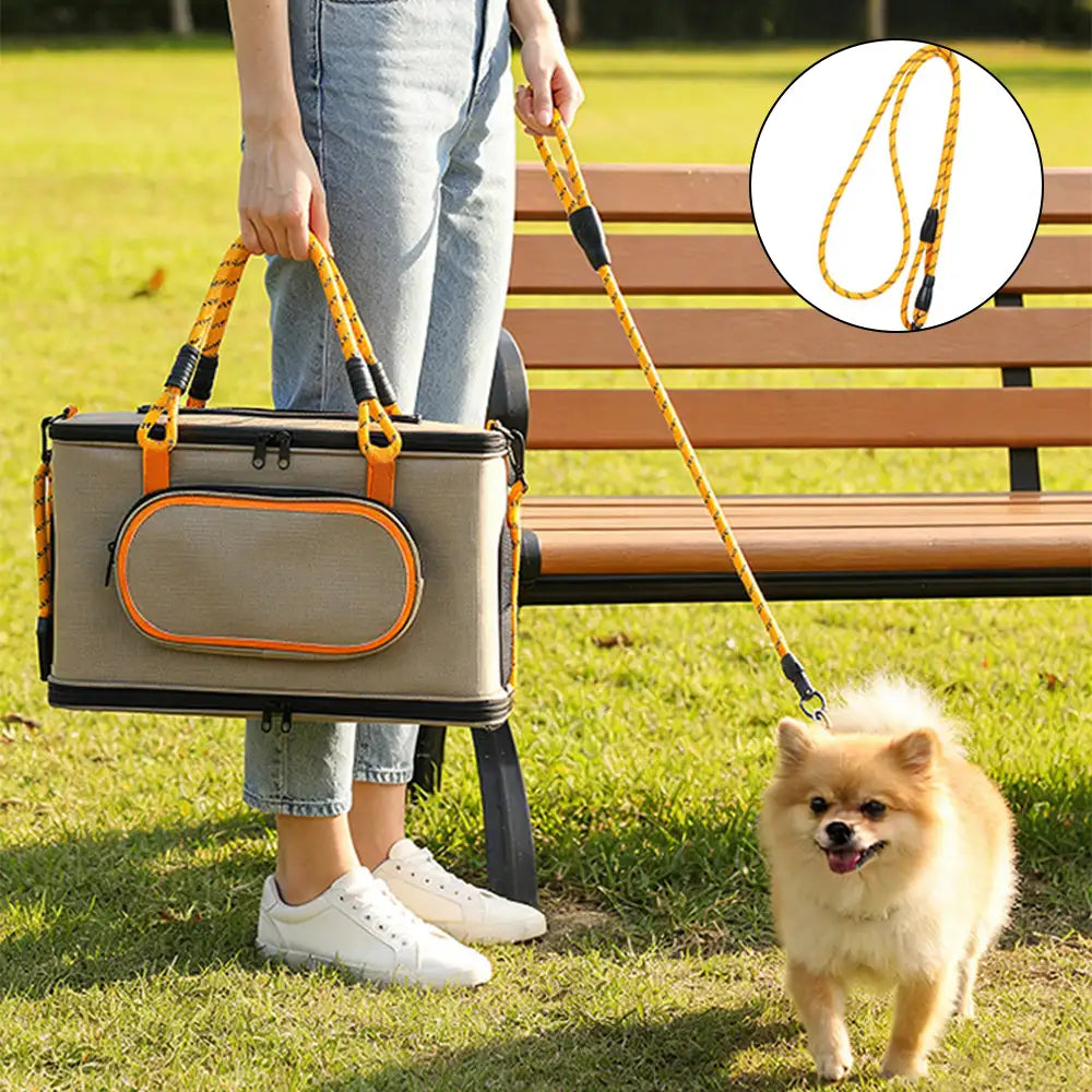 Portable Airline Approved Breathable Cat Carrier Bag for Travel - Pet... detail view 6 | Petix pet supplies for dogs and cats