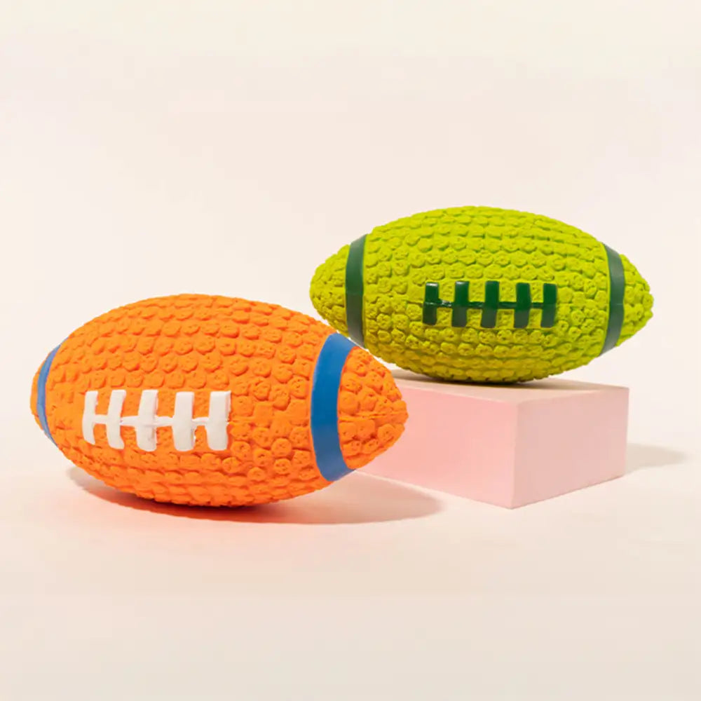 Rugby Dog Chew Toy with Squeaky - Dog Toys main product image | Petix pet supplies for dogs and cats