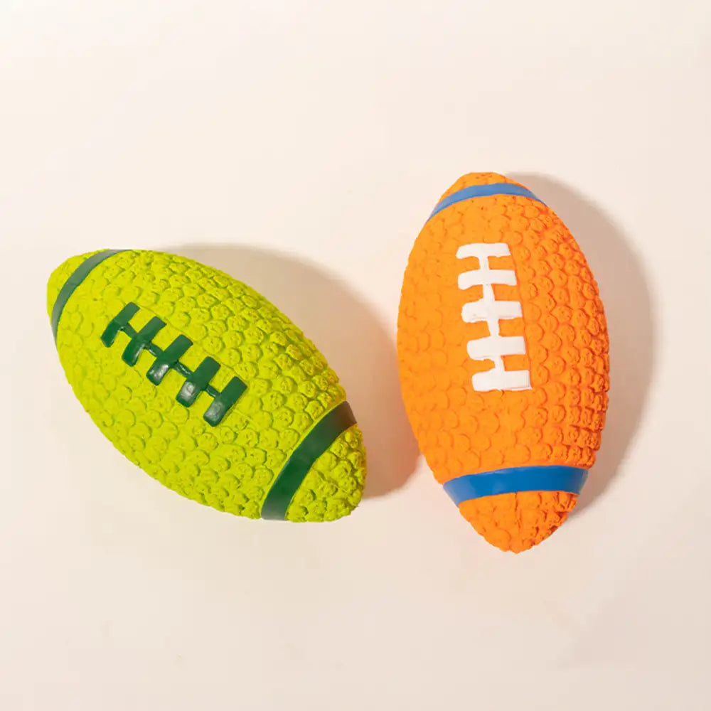 Rugby Dog Chew Toy with Squeaky - Dog Toys detail view 2 | Petix pet supplies for dogs and cats