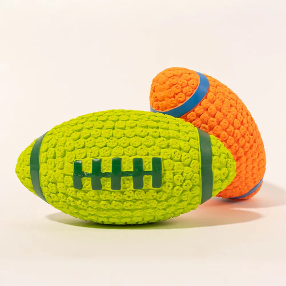 Rugby Dog Chew Toy with Squeaky - Dog Toys detail view 6 | Petix pet supplies for dogs and cats