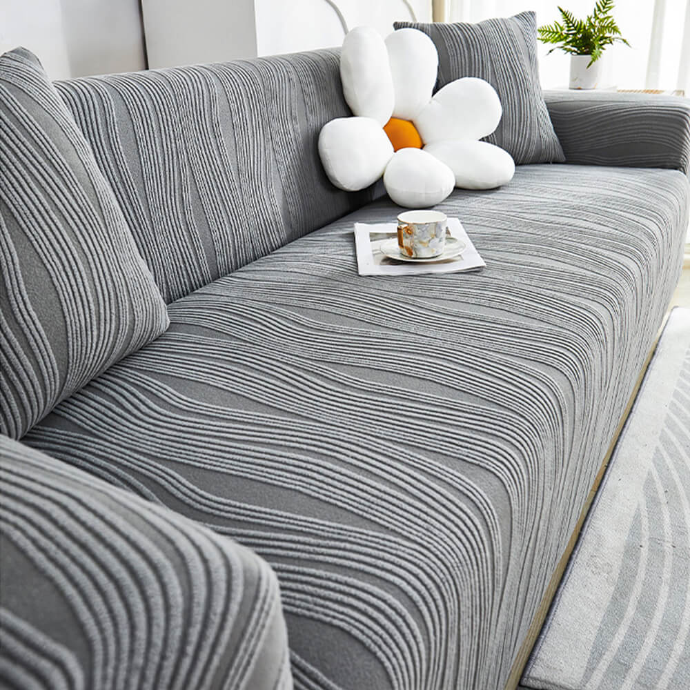 Jacquard Stretch Full-Cover Anti-scratch Armchair Cover - Couch Cover detail view 17 | Petix pet supplies for dogs and cats