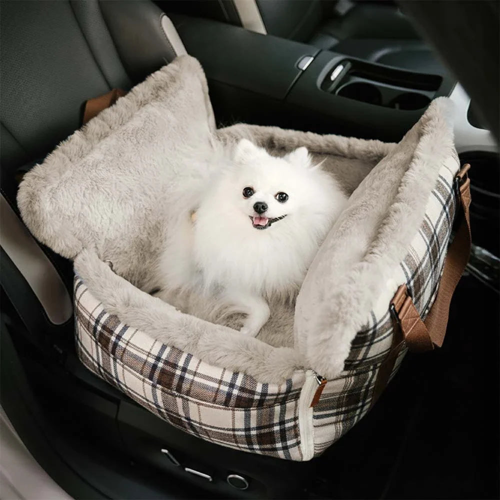 3 in 1 Fluffy Warmth Safe Dog Booster Car Seat Bed - Winter Cruiser... detail view 11 | Petix pet supplies for dogs and cats