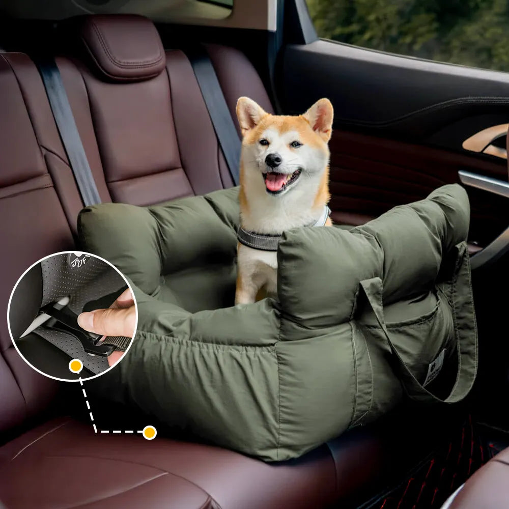 Portable ISOFIX Dog Car Seat Bed with LATCH System - Dog Car Seat detail view 13 | Petix pet supplies for dogs and cats