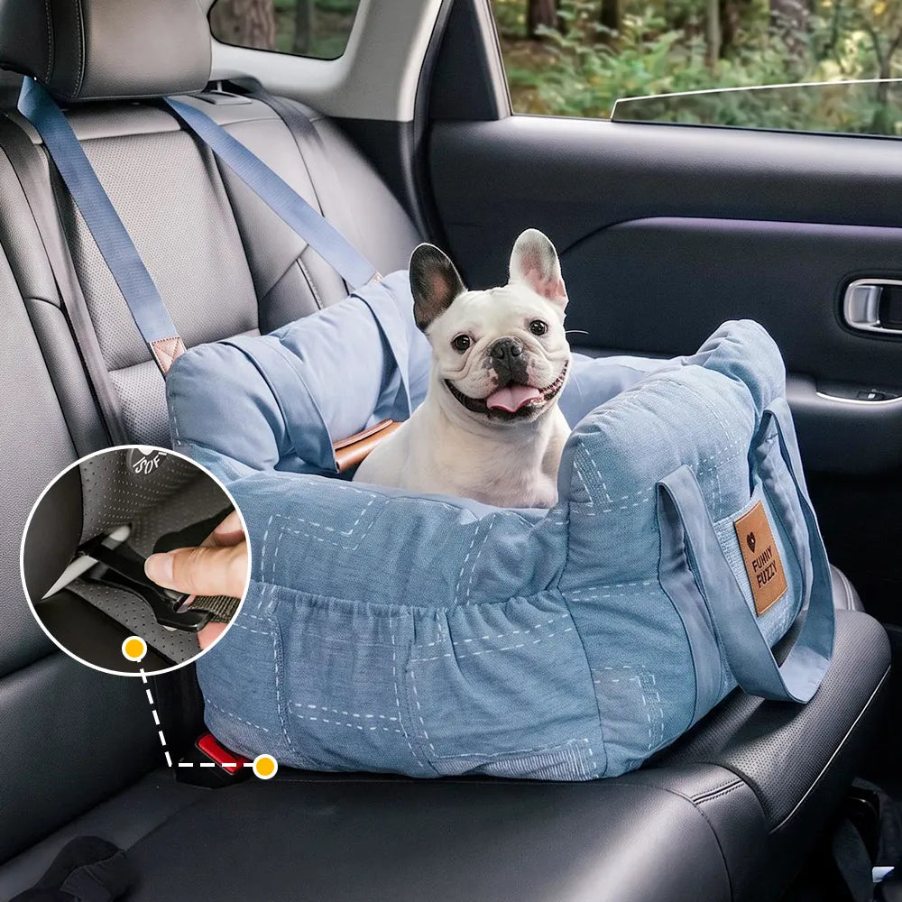 Portable ISOFIX Dog Car Seat Bed with LATCH System - Dog Car Seat detail view 25 | Petix pet supplies for dogs and cats
