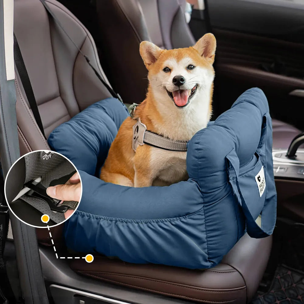 Portable ISOFIX Dog Car Seat Bed with LATCH System - Dog Car Seat detail view 17 | Petix pet supplies for dogs and cats