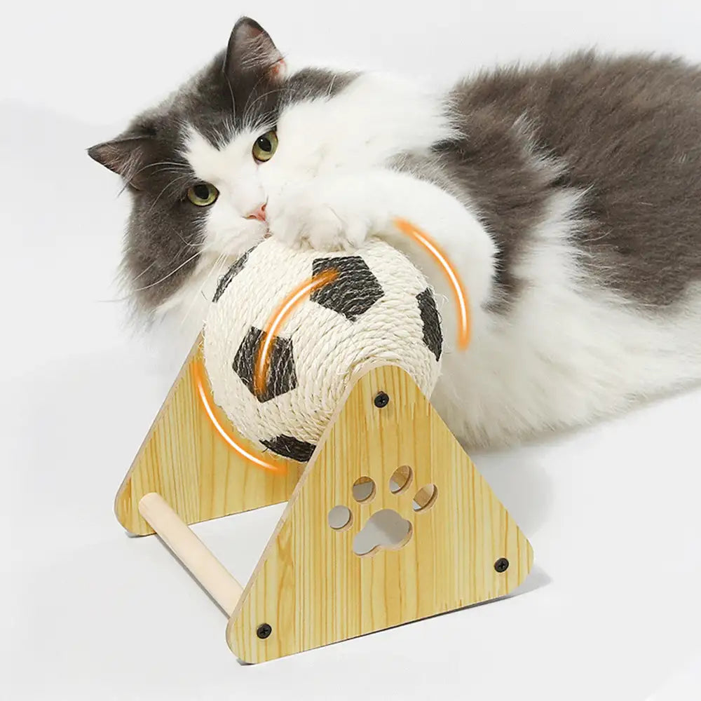 Sisal Cat Scratching Ball - Cat Toys detail view 2 | Petix pet supplies for dogs and cats