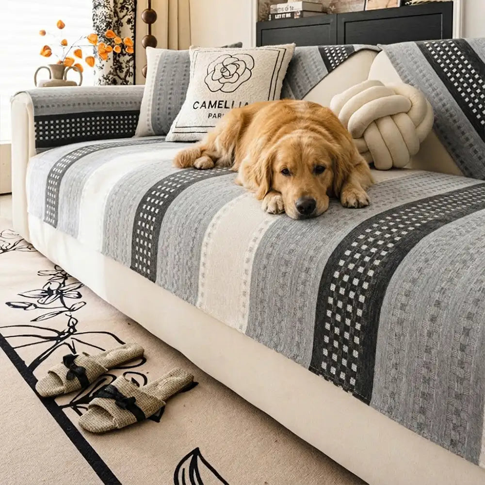 Skin-Friendly Breathable Chenille Sofa Protection Scratch-Resistant N... detail view 6 | Petix pet supplies for dogs and cats