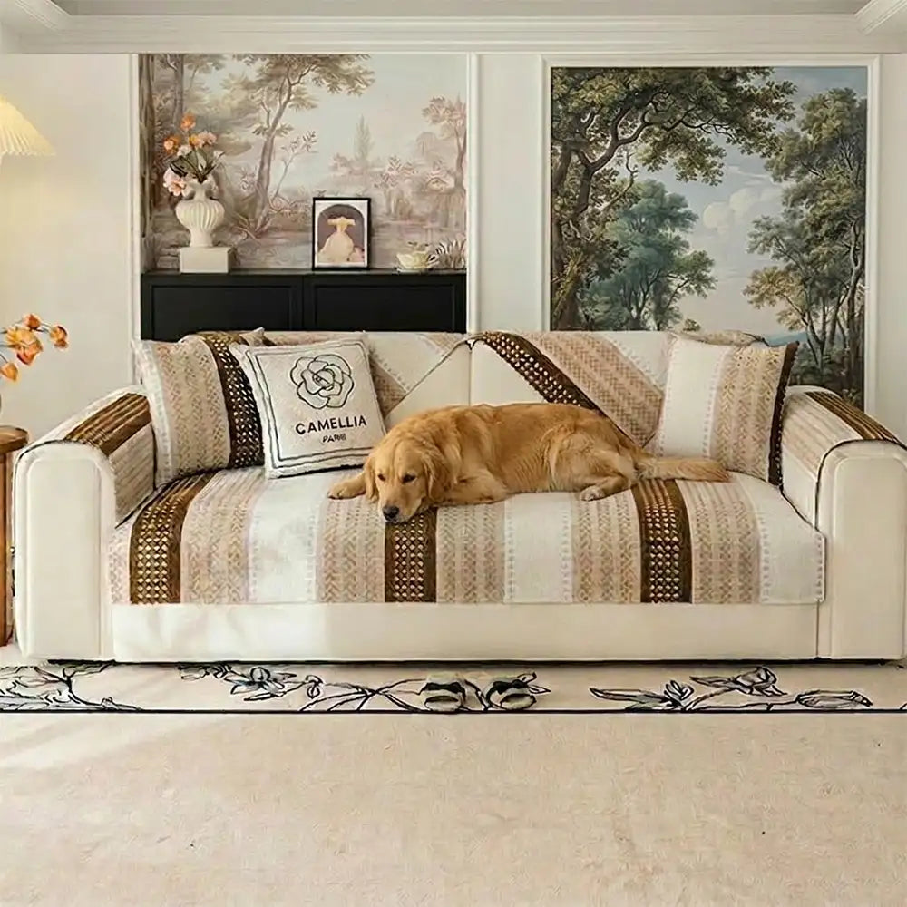 Skin-Friendly Breathable Chenille Sofa Protection Scratch-Resistant N... detail view 8 | Petix pet supplies for dogs and cats