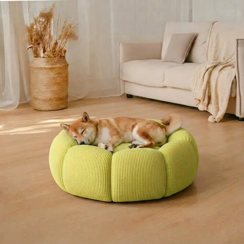Soft Neck Support Washable Round Cat Bed Dog Bed - Dog Beds detail view 9 | Petix pet supplies for dogs and cats