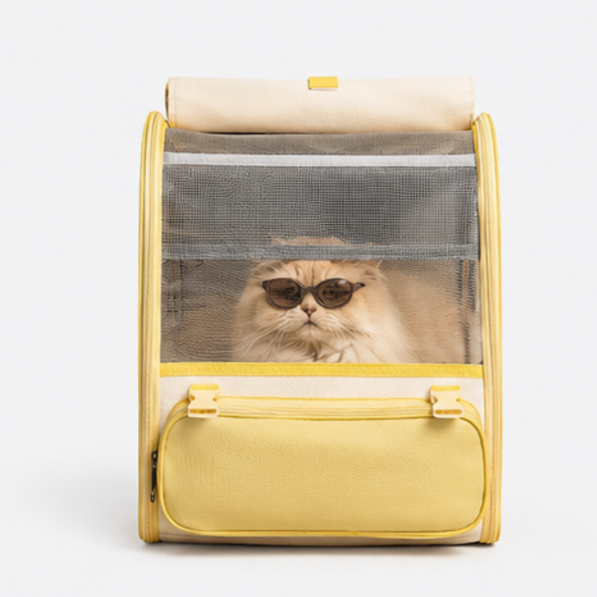 Spacious Lightweight Cat Carrier Backpack with Transparent Window - P... detail view 4 | Petix pet supplies for dogs and cats
