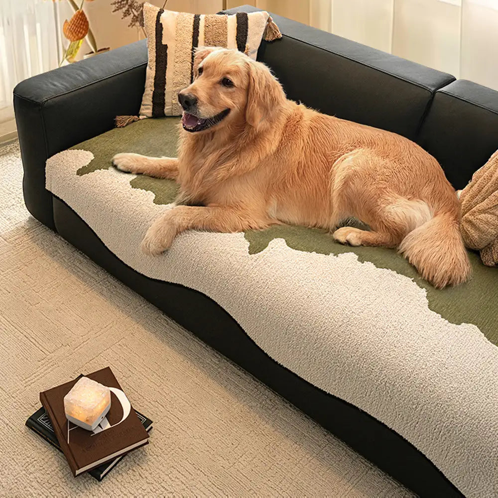 Stylish Irregular Contrast Chenille Scratch-Resistant Non-Slip C... main product image | Petix pet supplies for dogs and cats