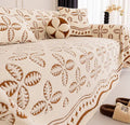 Thickened Jacquard Velvet Leaf Pattern Sofa Decoration Multi-Purpose... detail view 11 | Petix pet supplies for dogs and cats