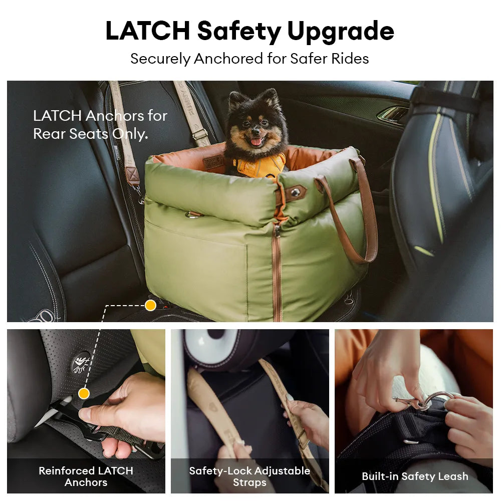 Urban Voyager ISOFIX Dog Car Seat with LATCH System - Dog Car Seat detail view 3 | Petix pet supplies for dogs and cats