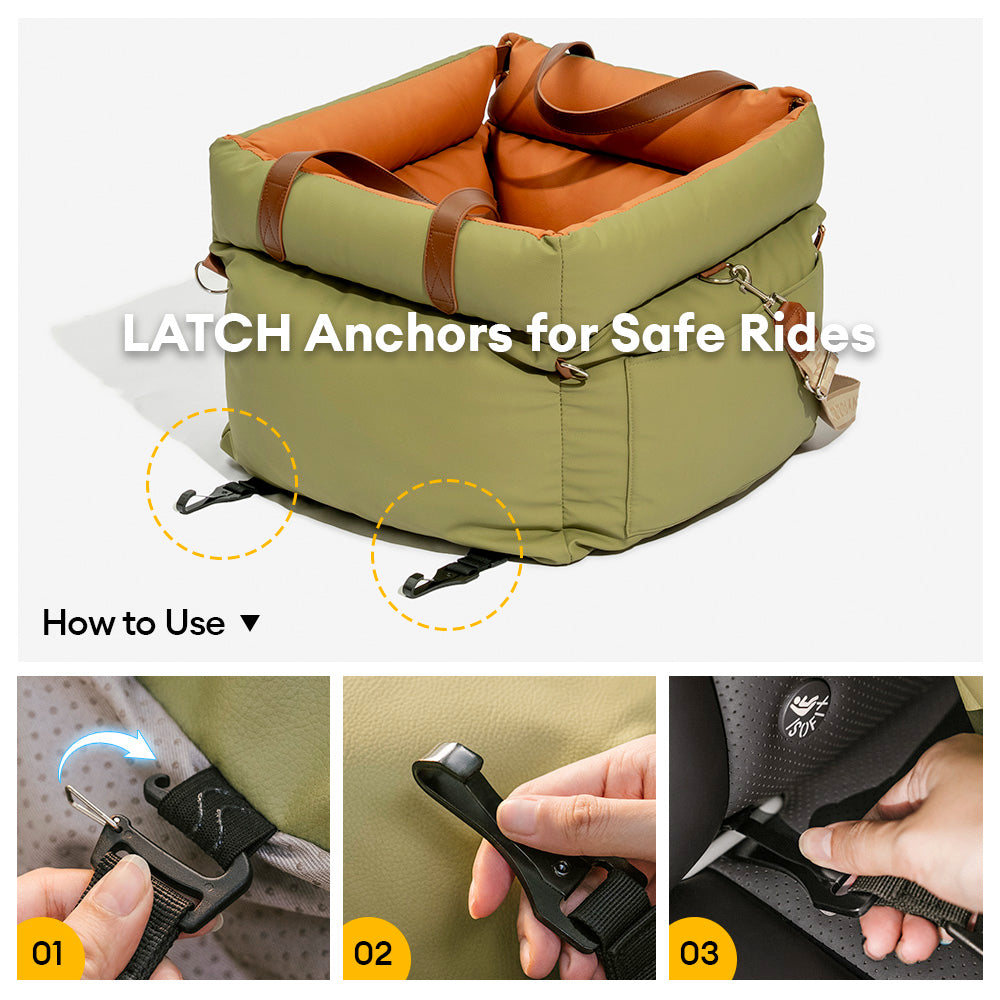 Urban Voyager ISOFIX Dog Car Seat with LATCH System - Dog Car Seat detail view 2 | Petix pet supplies for dogs and cats