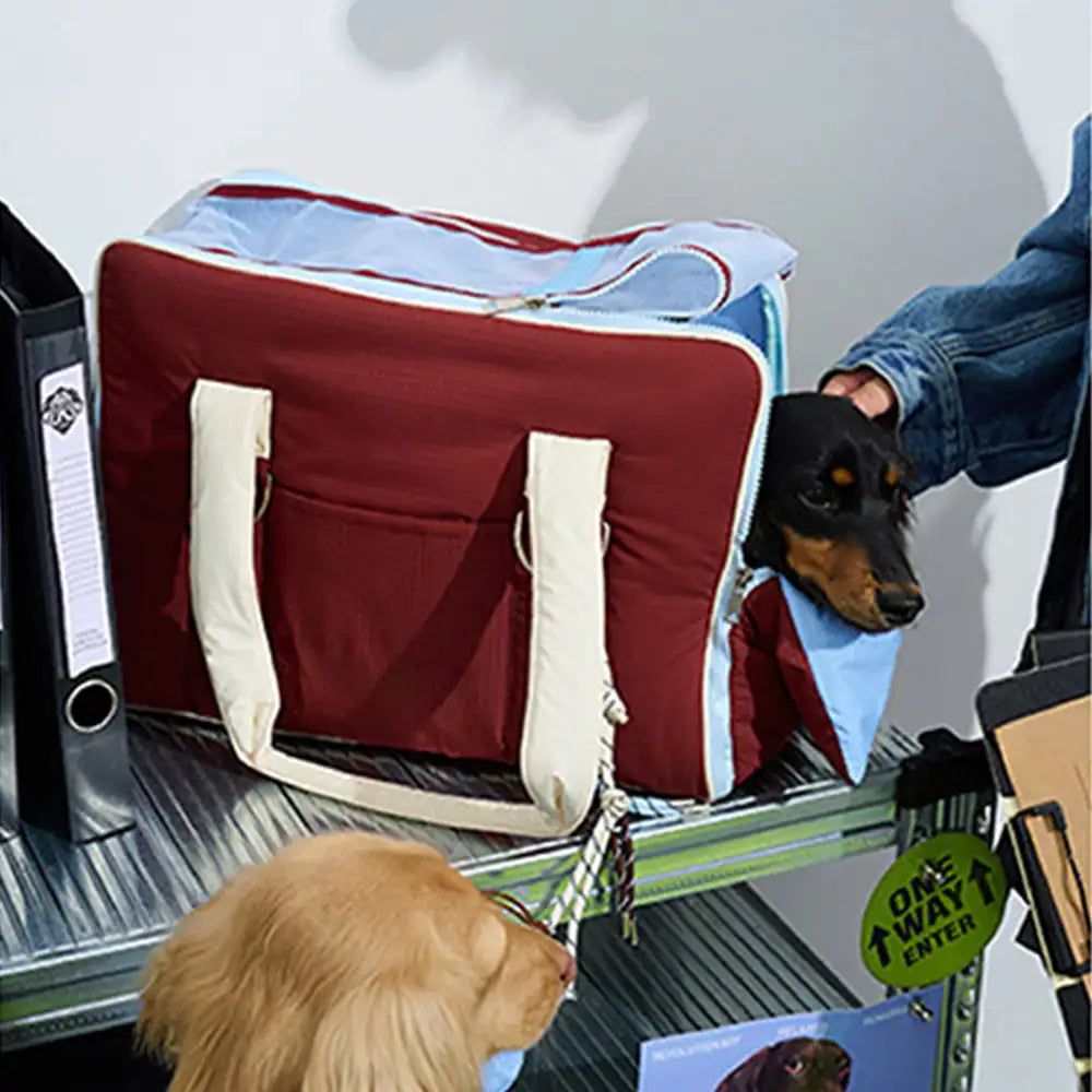 Urban Commuter Color-Block Multi-functional Pet Carrier Bag Dog Cat C... detail view 9 | Petix pet supplies for dogs and cats