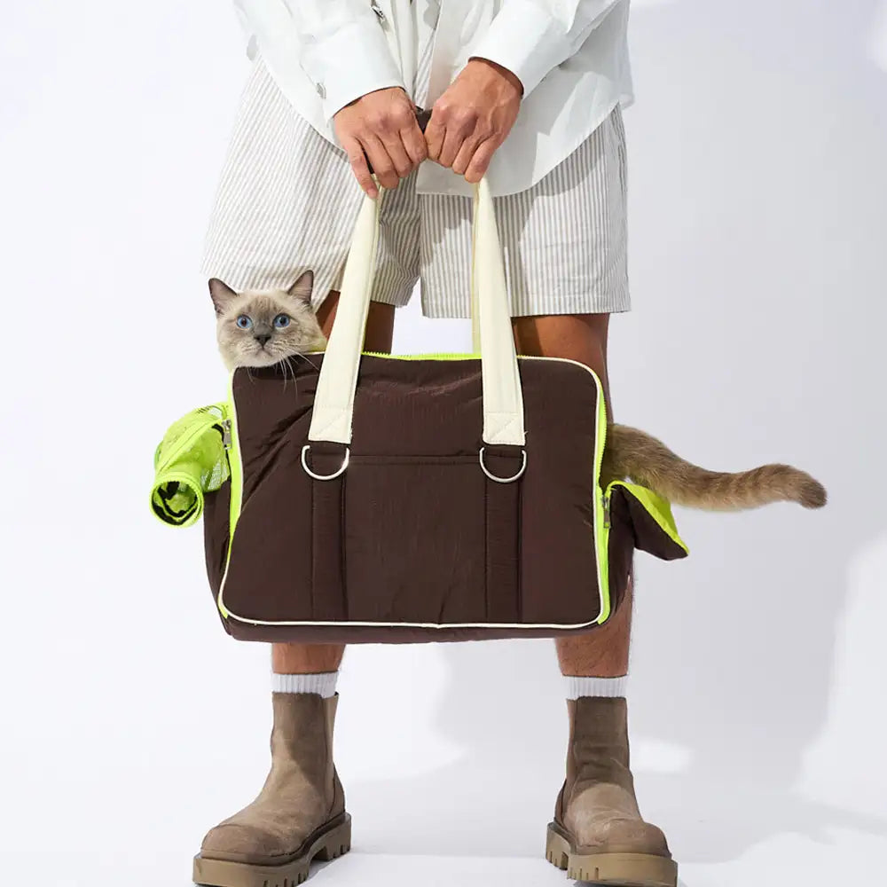 Urban Commuter Color-Block Multi-functional Pet Carrier Bag Dog Cat C... detail view 5 | Petix pet supplies for dogs and cats
