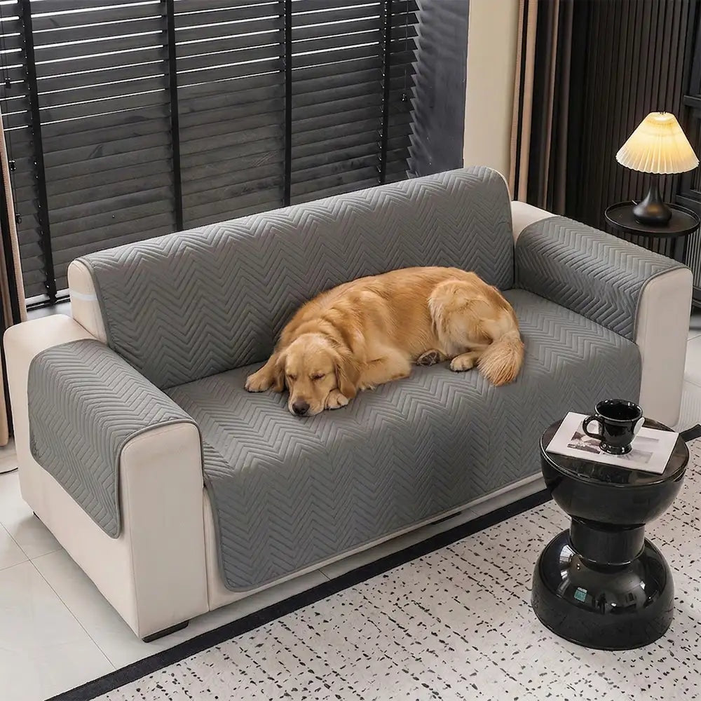 Water-Repellent Furniture Protection Recliner Couch Cover with Elasti... detail view 2 | Petix pet supplies for dogs and cats
