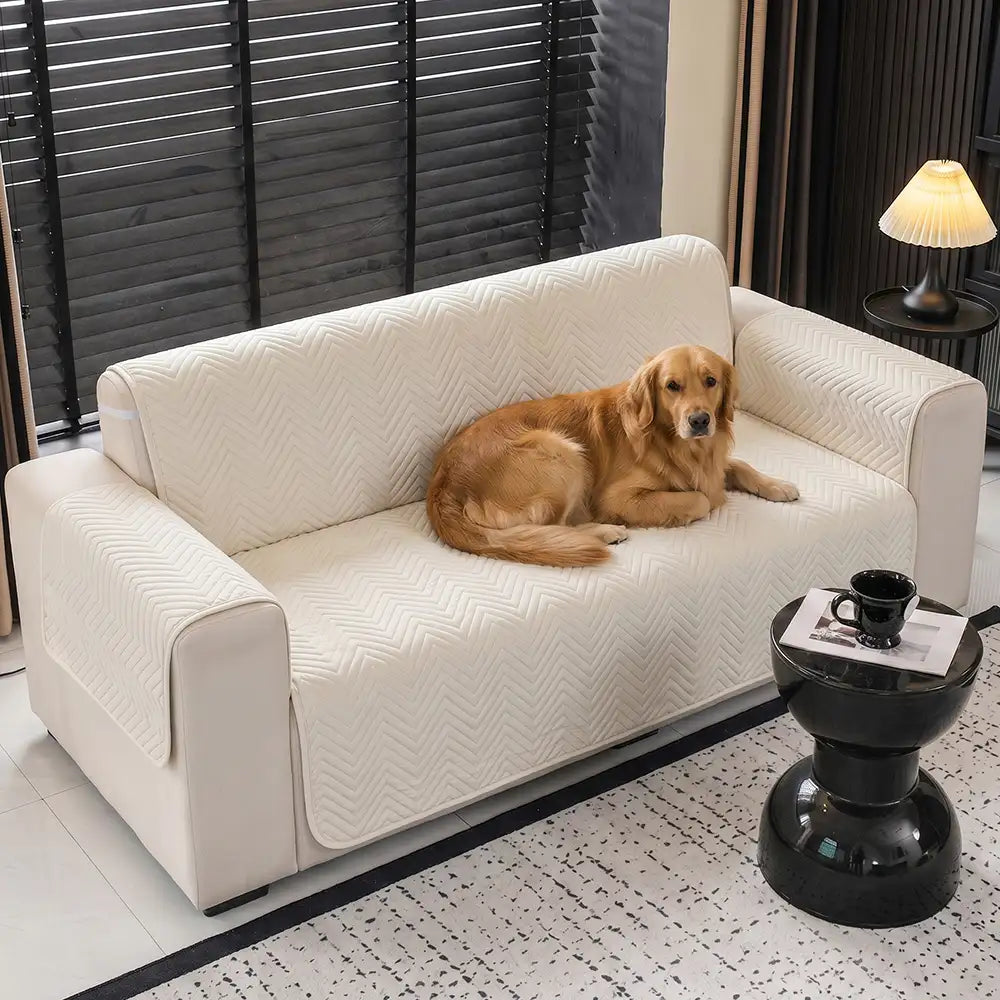 Water-Repellent Furniture Protection Recliner Couch Cover with Elast... detail view 12 | Petix pet supplies for dogs and cats
