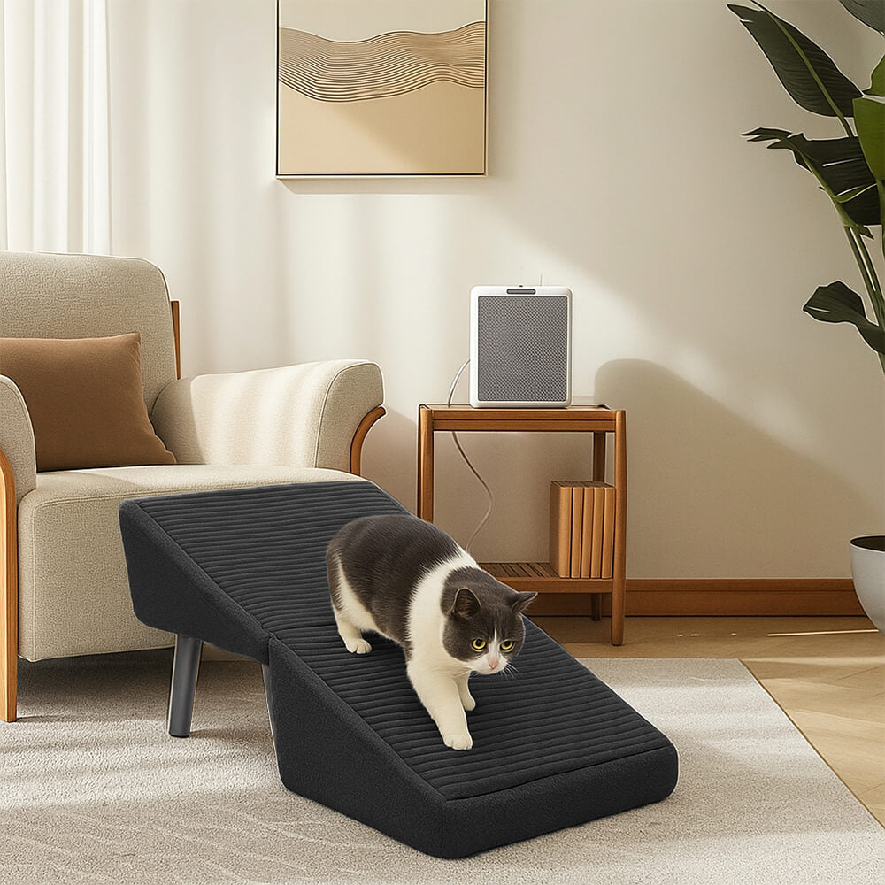 2-in-1 Convertible Wooden Home Step Stool Dog Ramp Stairs – Dog Stairs (view 6) | Petix pet supplies for dogs and cats