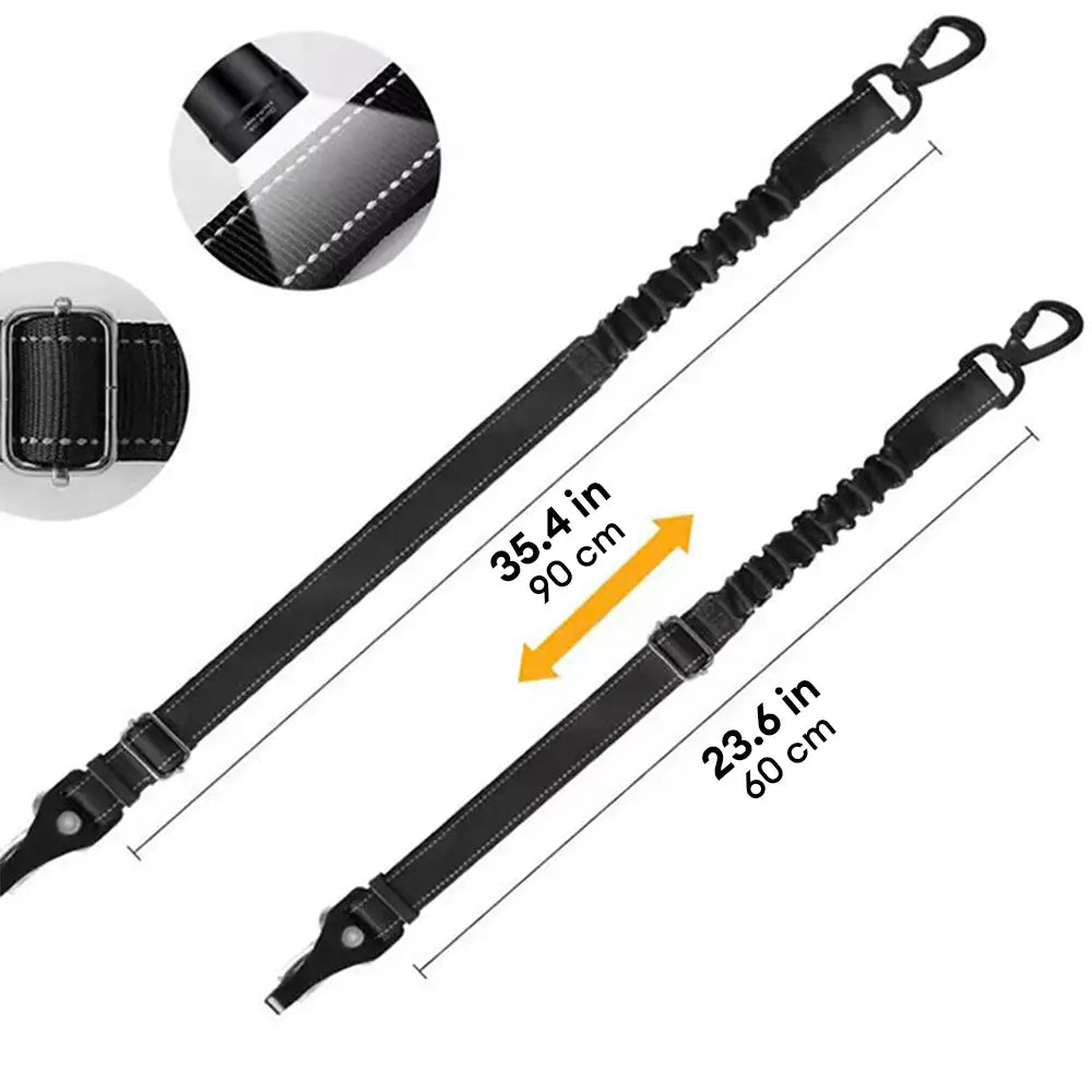 3 in 1 Dog Car Seat Belt Bungee With 360° Lockable Buckle & Hook Latch – Car Accessori… | Petix pet supplies for dogs and cats