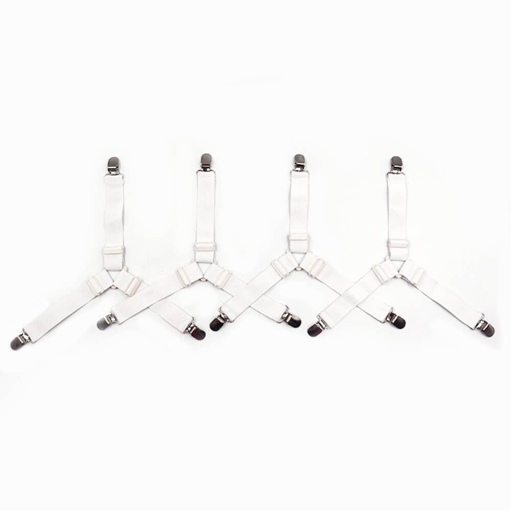 Adjustable Non-Slip Elastic Bed Sheet Straps with Metal Clips – Bedding (view 12) | Petix pet supplies for dogs and cats