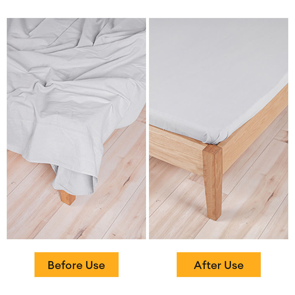 Adjustable Non-Slip Elastic Bed Sheet Straps with Metal Clips – Bedding (view 3) | Petix pet supplies for dogs and cats