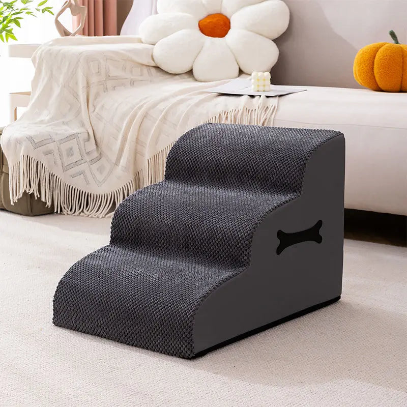 Adjustable Non-Slip Washable Soft Dog Stairs with Gentle Ramp – Dog Stairs (view 10) | Petix pet supplies for dogs and cats
