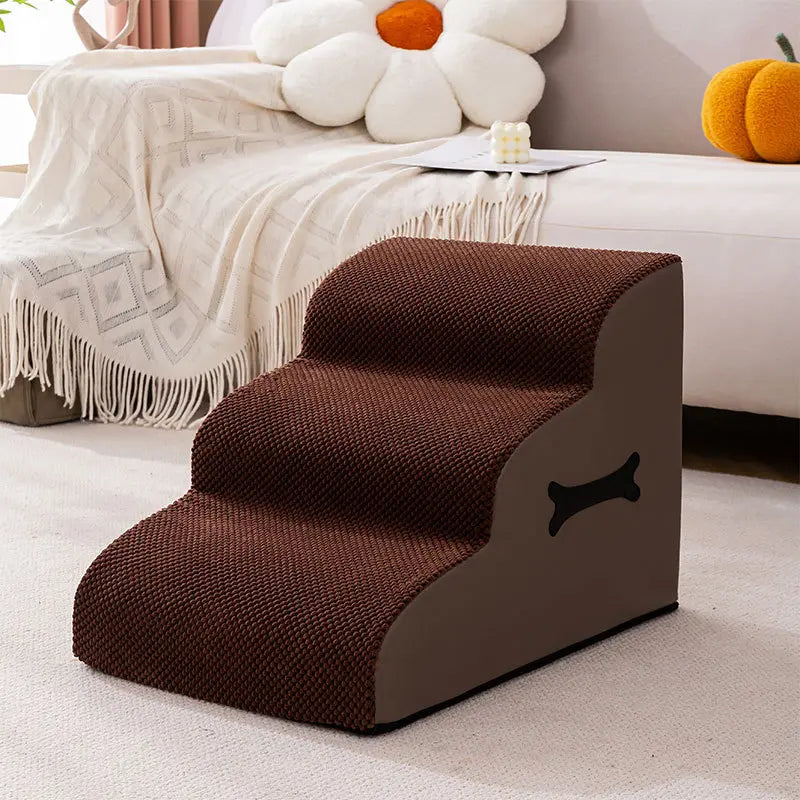 Adjustable Non-Slip Washable Soft Dog Stairs with Gentle Ramp – Dog Stairs (view 15) | Petix pet supplies for dogs and cats
