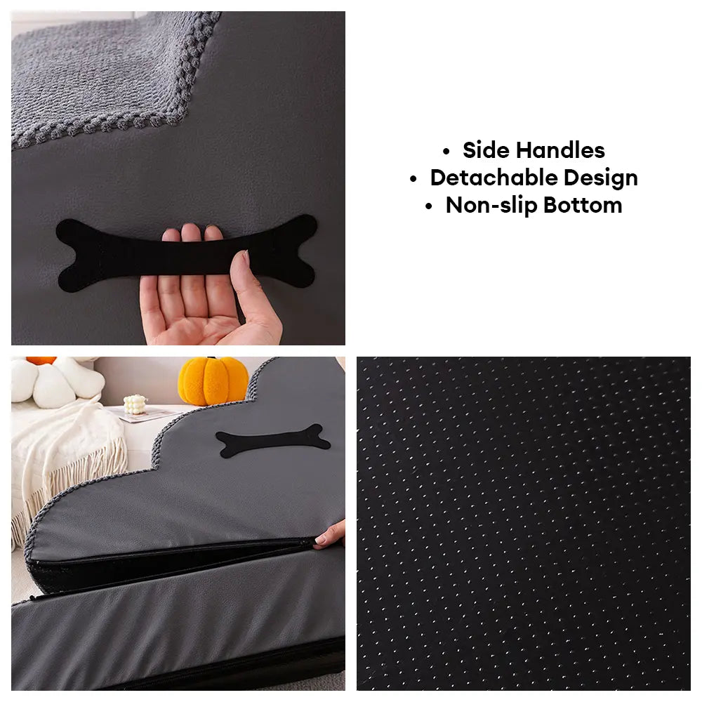 Adjustable Non-Slip Washable Soft Dog Stairs with Gentle Ramp – Dog Stairs (view 4) | Petix pet supplies for dogs and cats