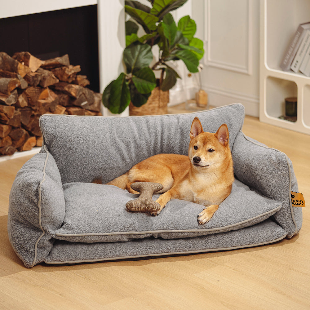 Bed Cover - Soft Faux Lambswool Double Layer Dog & Cat Sofa Bed – Bed Cover (view 6) | Petix pet supplies for dogs and cats